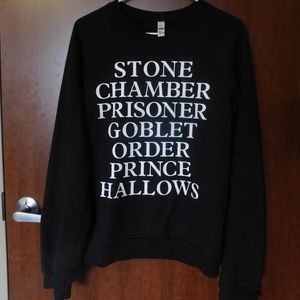 Harry Potter Book Title Sweatshirt